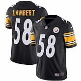 Nike Pittsburgh Steelers #58 Jack Lambert Black Team Color NFL Vapor Untouchable Limited Jersey,baseball caps,new era cap wholesale,wholesale hats
